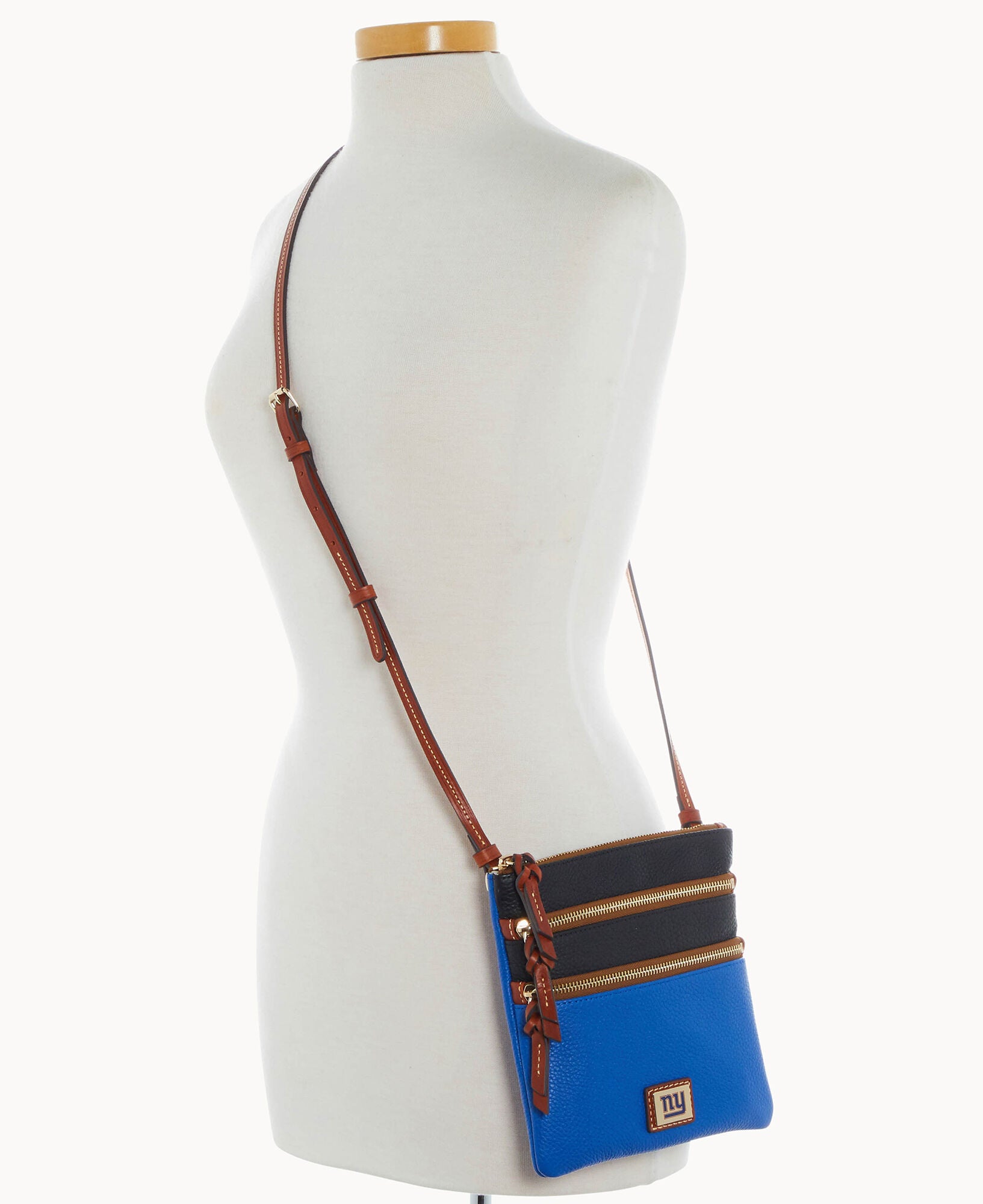 NFL NY Giants Triple Zip Crossbody - Image 5