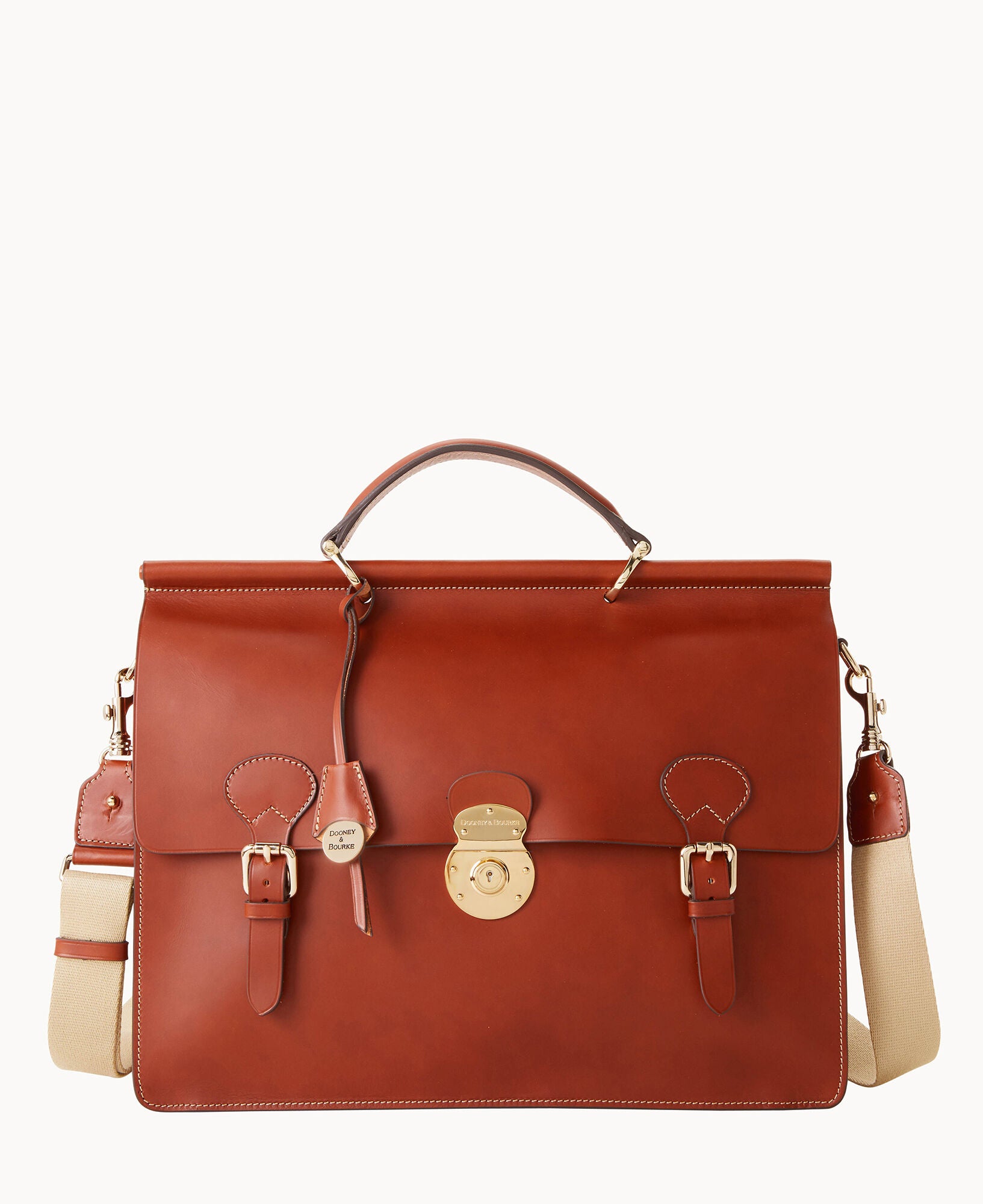 Alto Double Gusset Buckle Briefcase