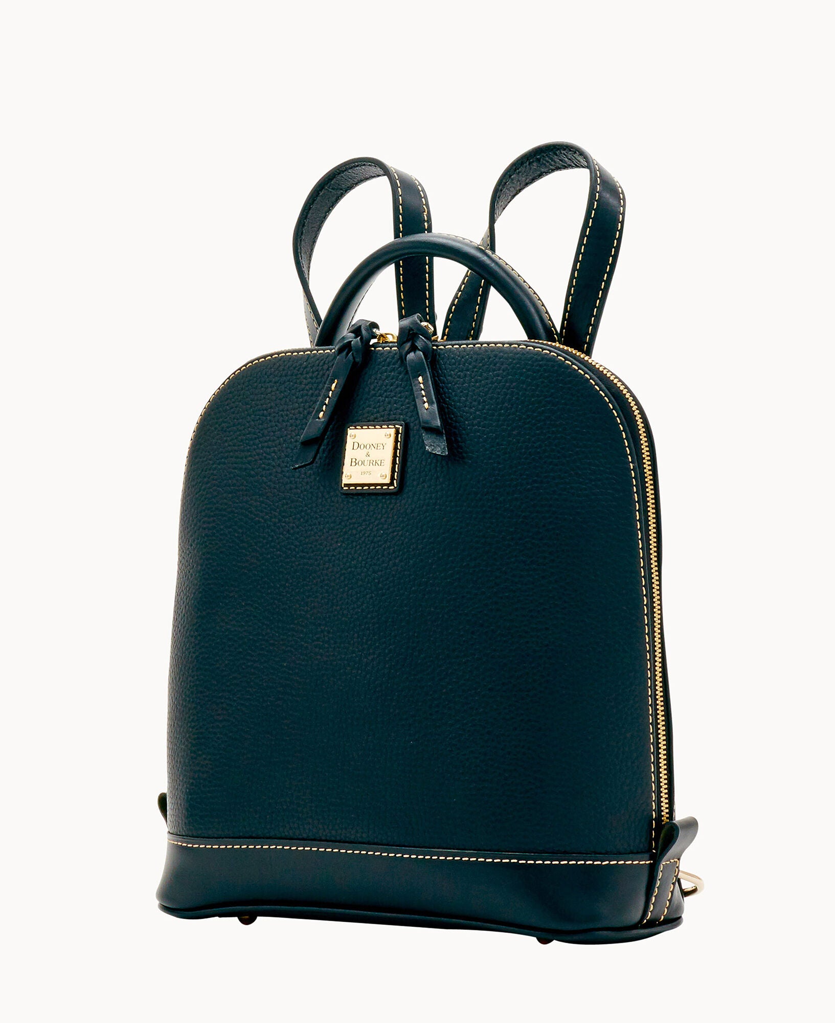 Pebble Grain Zip Pod Backpack - Image 14