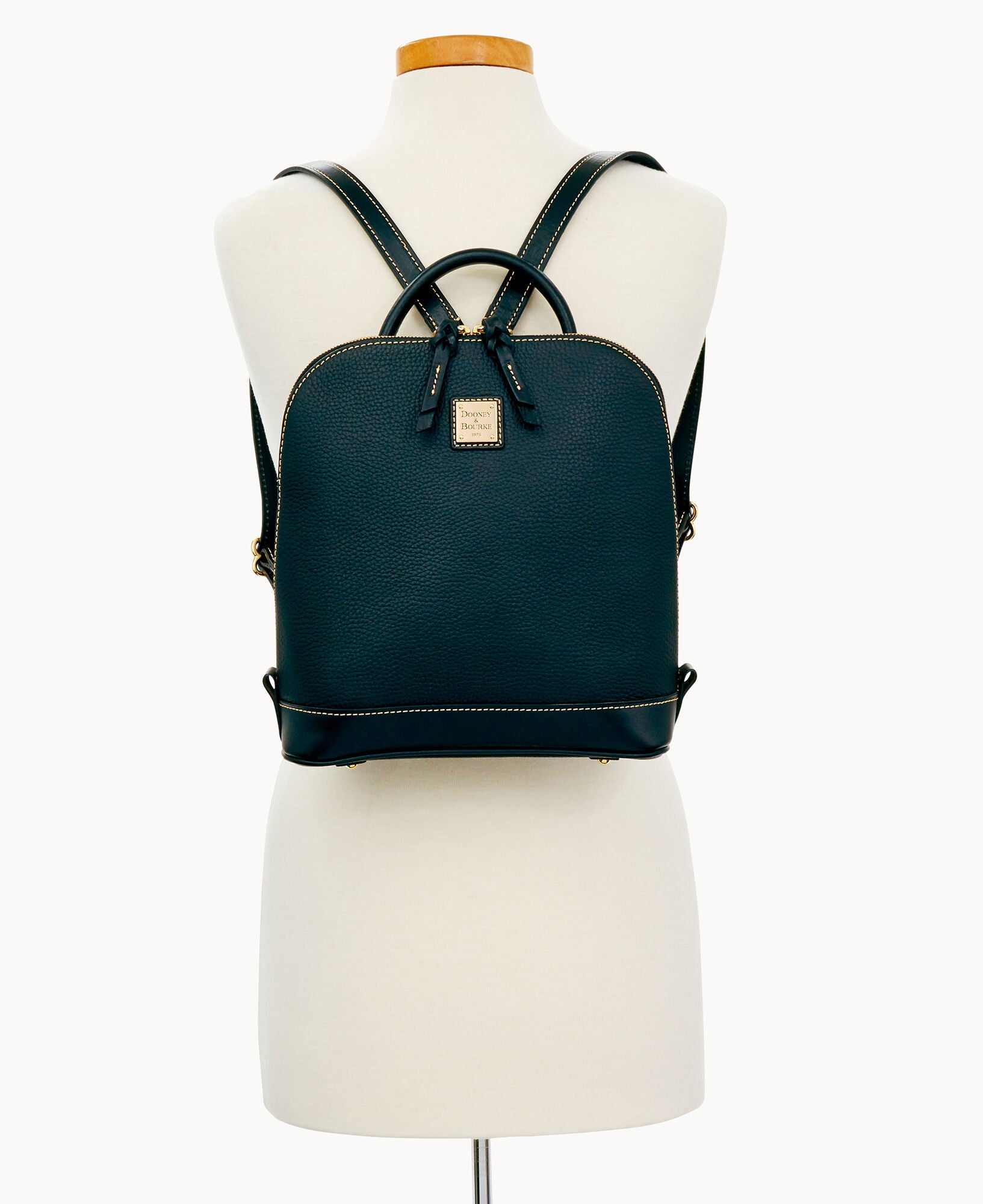 Pebble Grain Zip Pod Backpack - Image 16