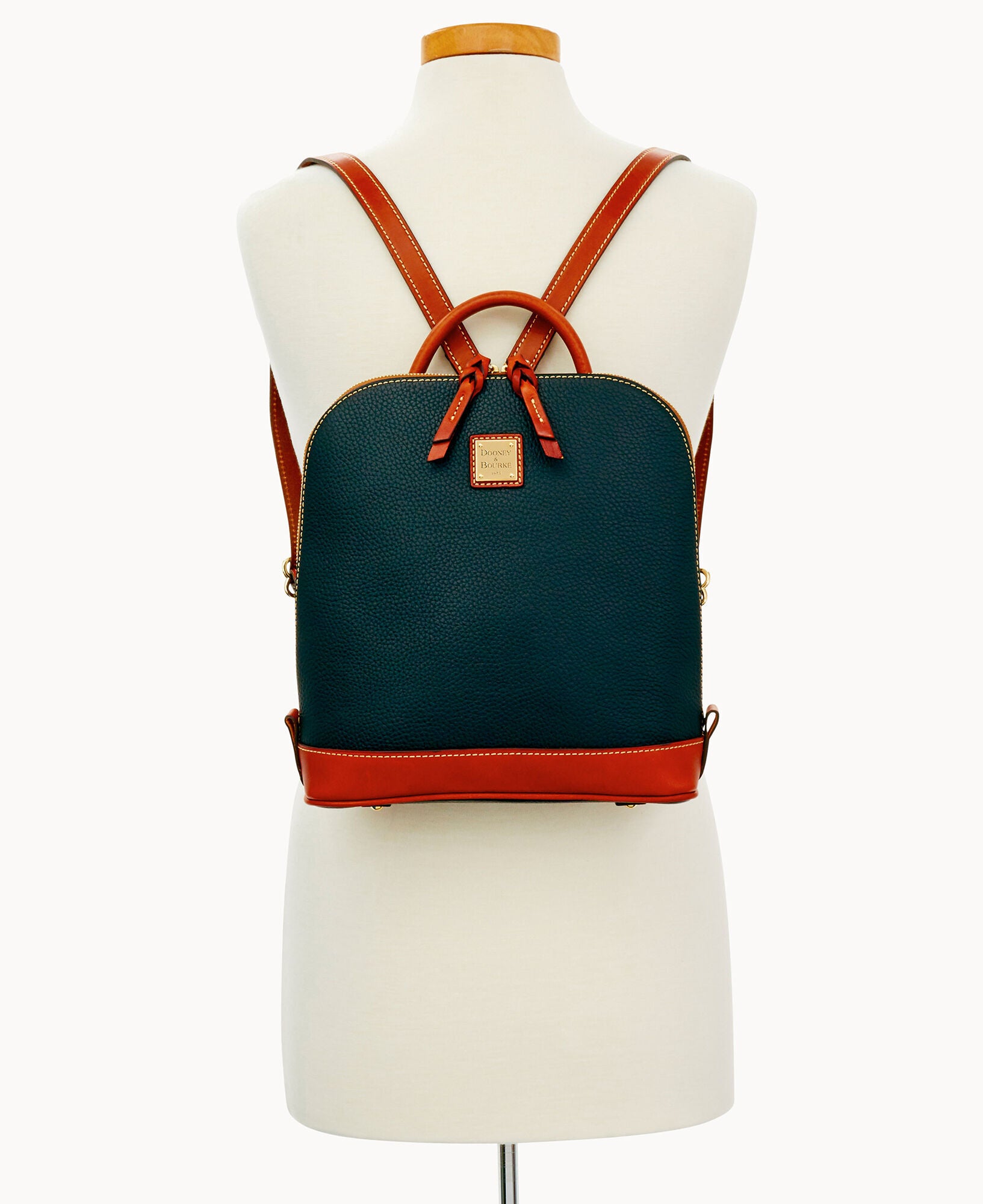 Pebble Grain Zip Pod Backpack - Image 20