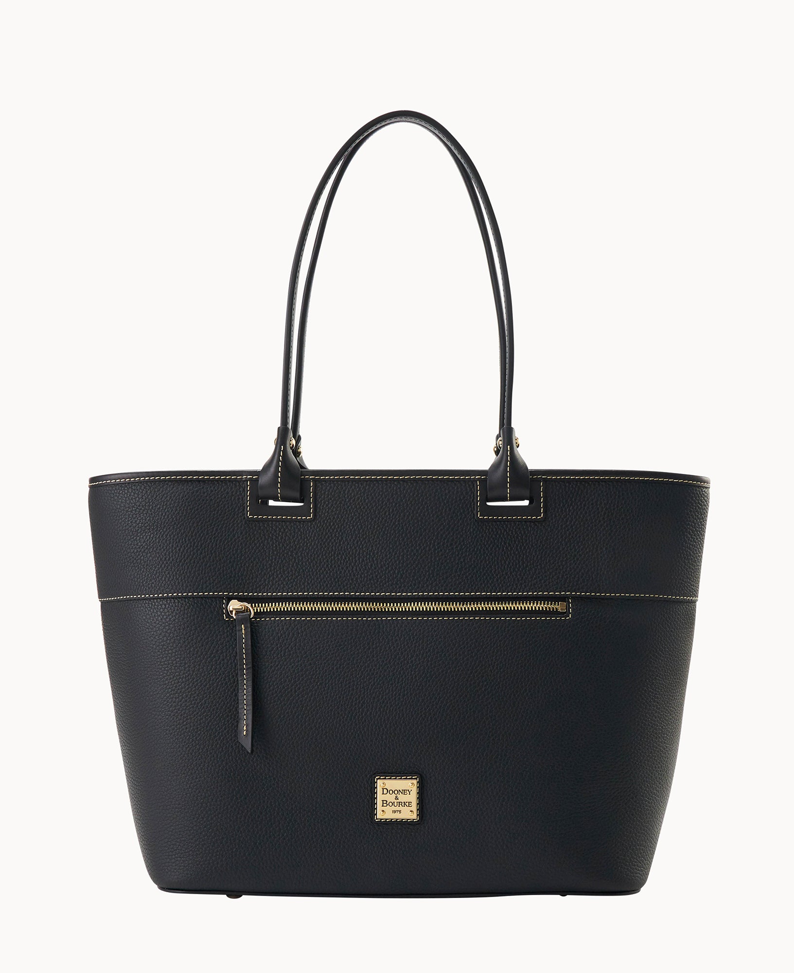Pebble Grain Large Zip Tote