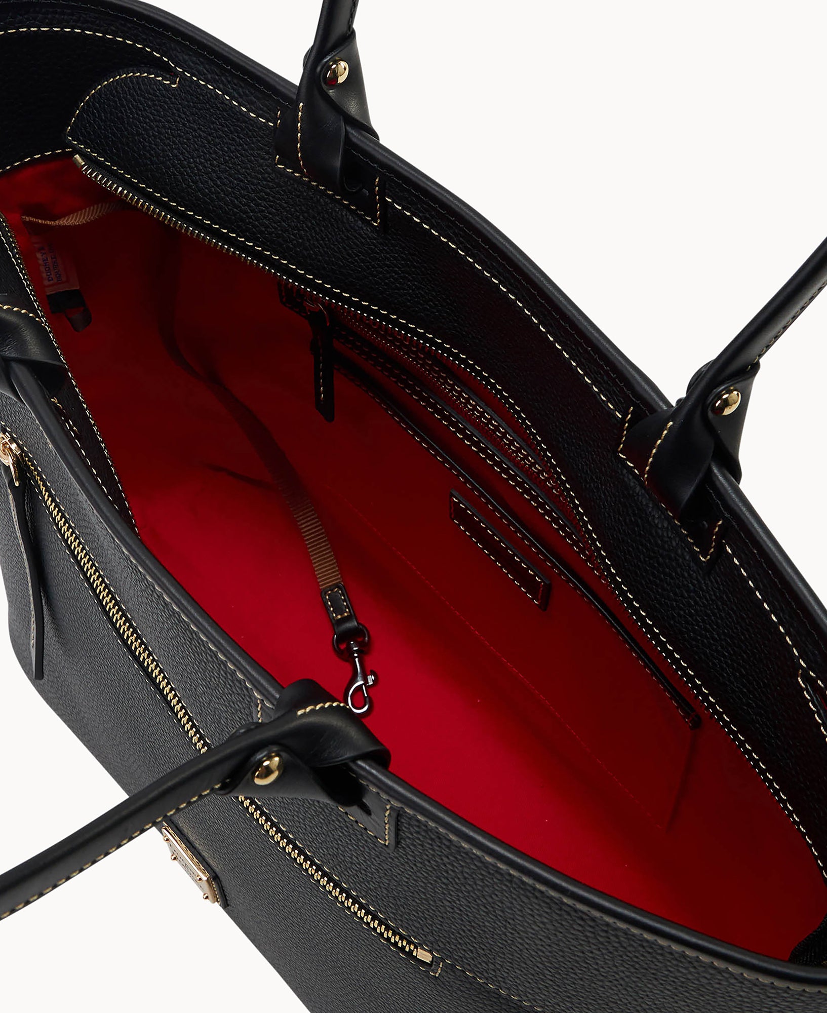 Pebble Grain Large Zip Tote - Image 3