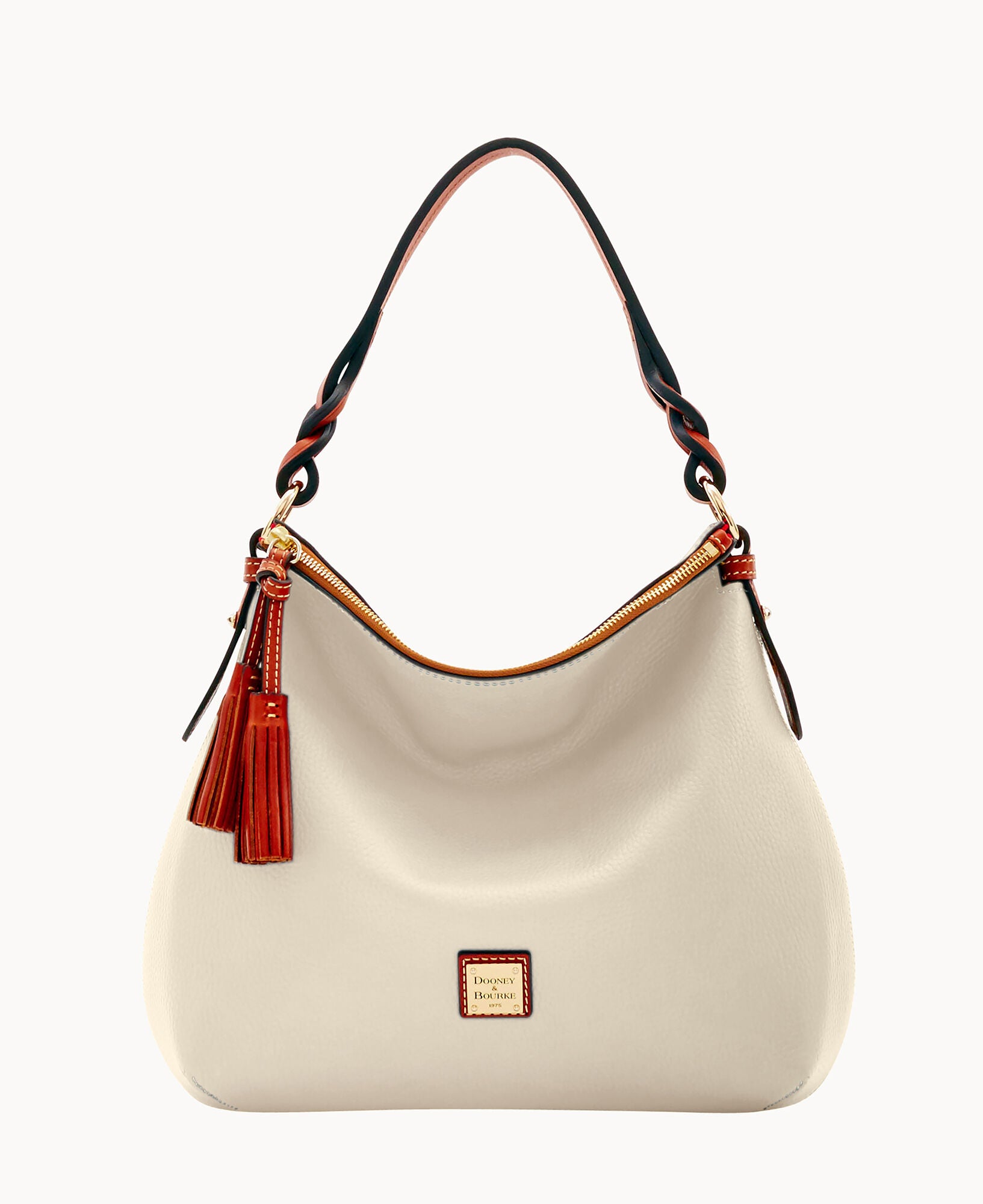 Pebble Grain Twist Strap Hobo - Image 25