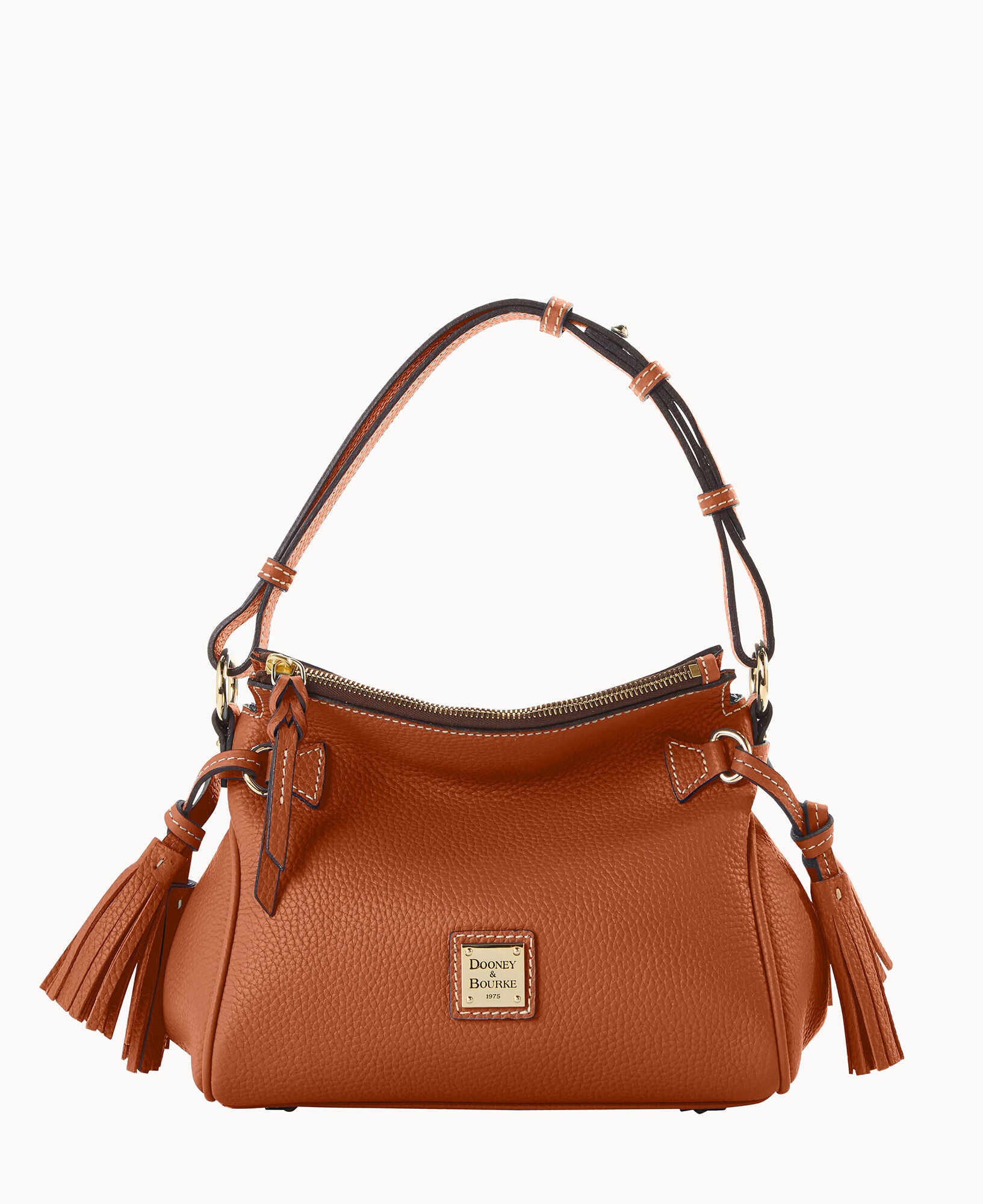 Pebble Grain Tassel Shoulder Bag - Image 5