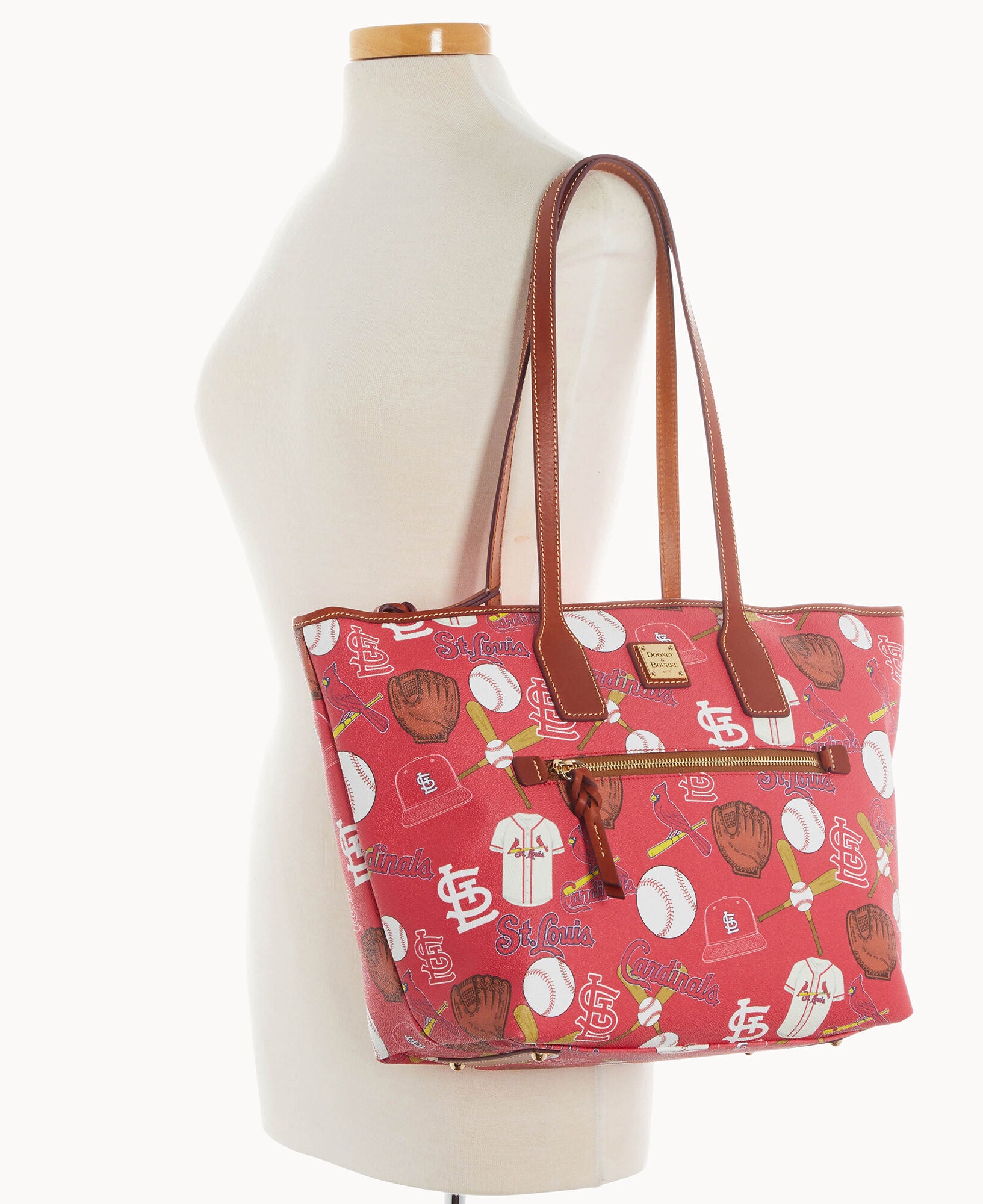 MLB Cardinals Zip Tote - Image 4