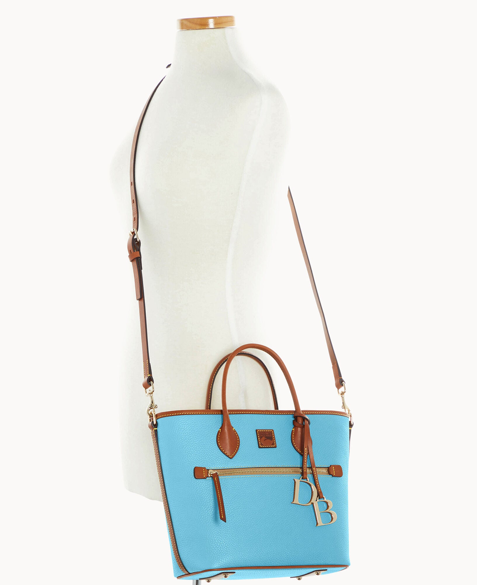 Pebble Grain Handle Tote - Image 16
