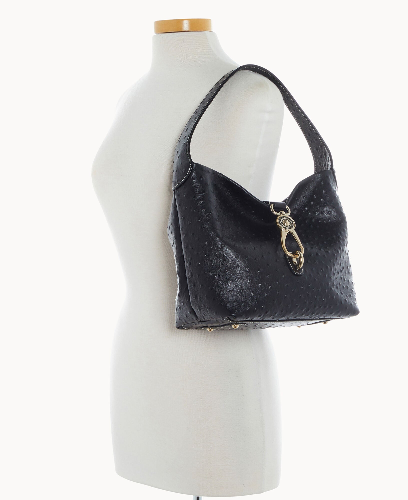 Ostrich Logo Lock Hobo - Image 8
