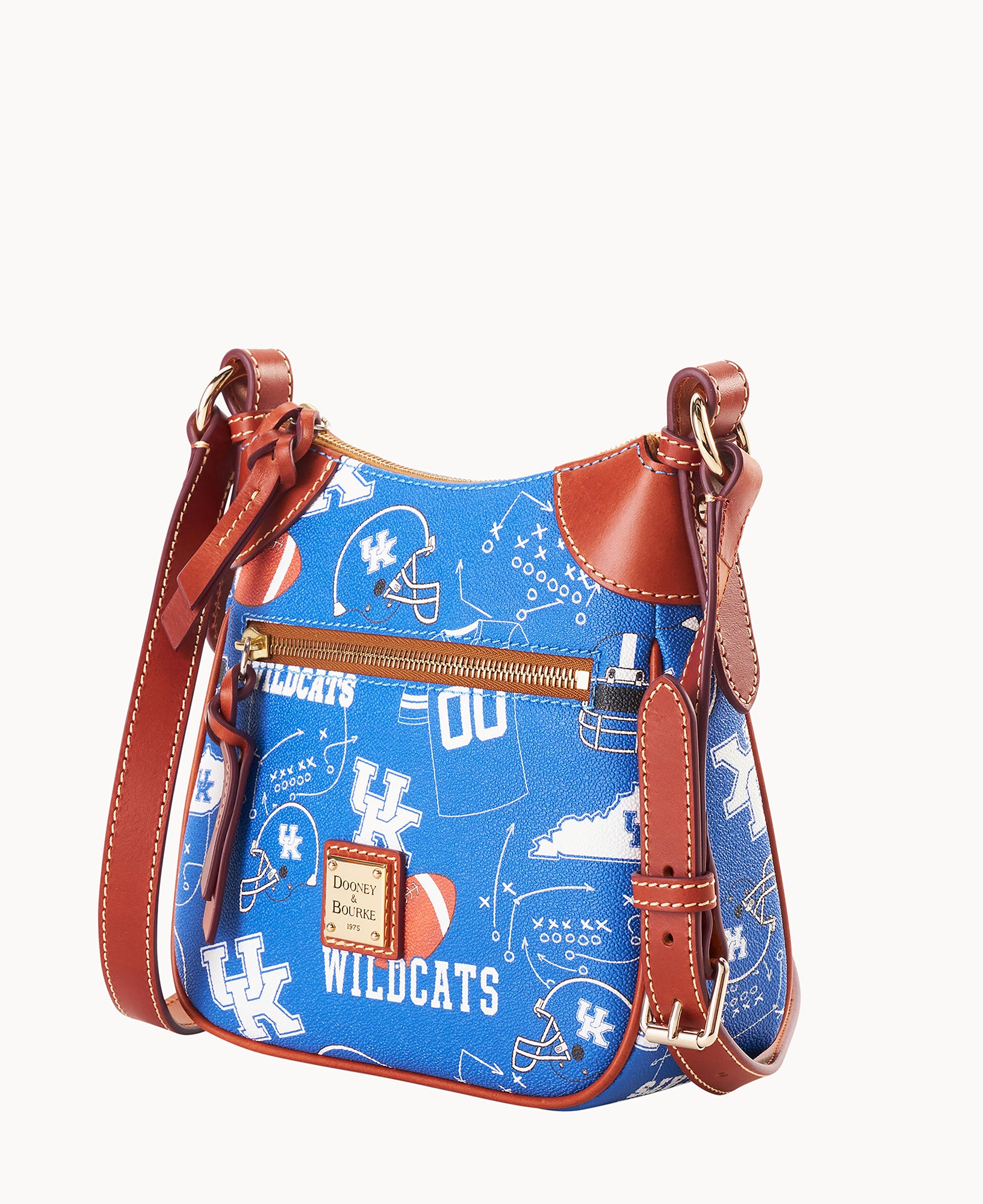 Collegiate University of Kentucky Front Zip Crossbody - Image 2