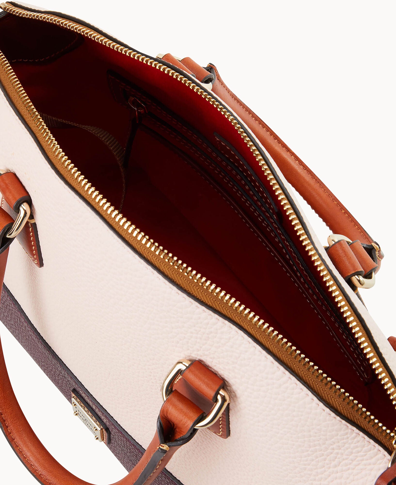 Pebble Color Block Domed Satchel - Image 13