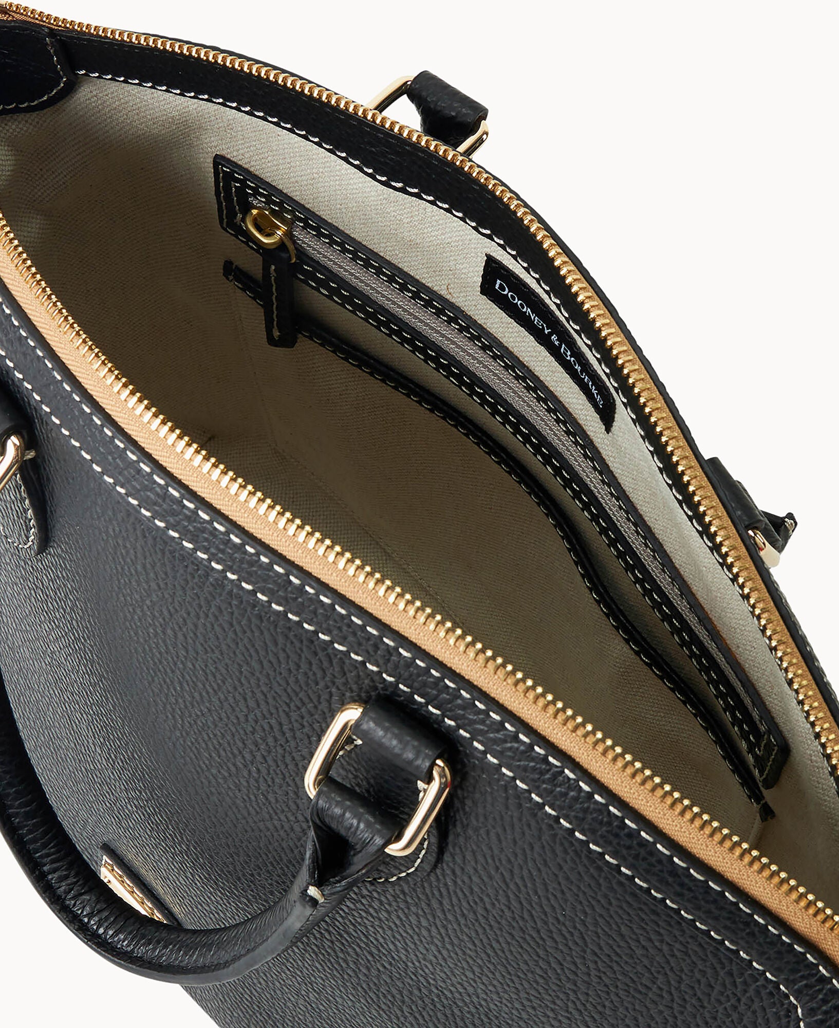 Lucca Leather Domed Satchel - Image 3