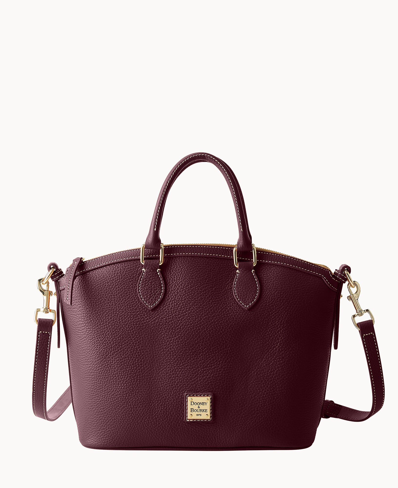 Lucca Leather Domed Satchel - Image 17