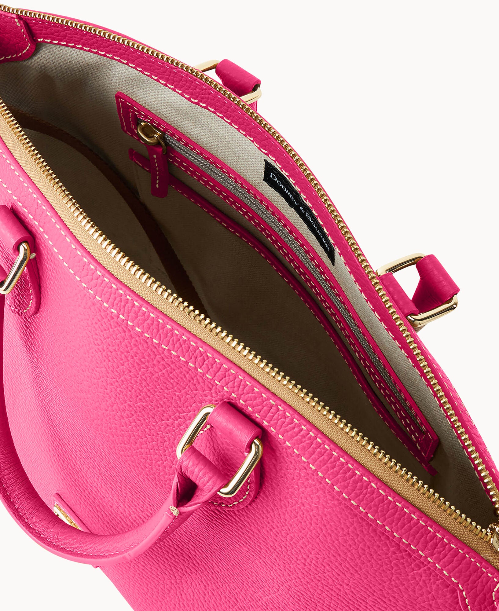 Lucca Leather Domed Satchel - Image 27