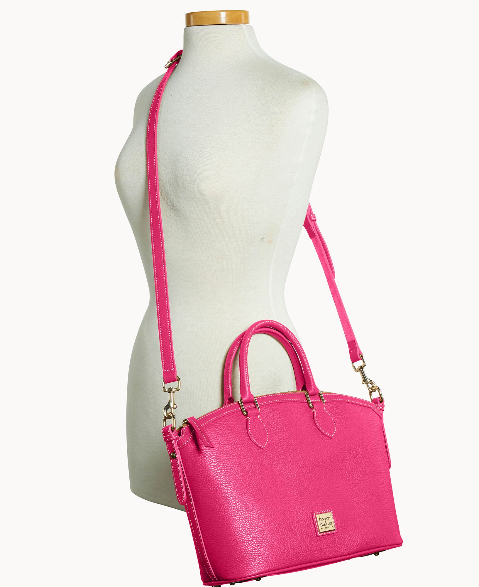 Lucca Leather Domed Satchel - Image 28