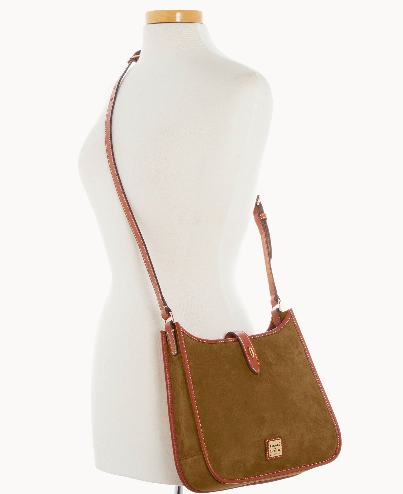 Suede Messenger Crossbody - Image 5