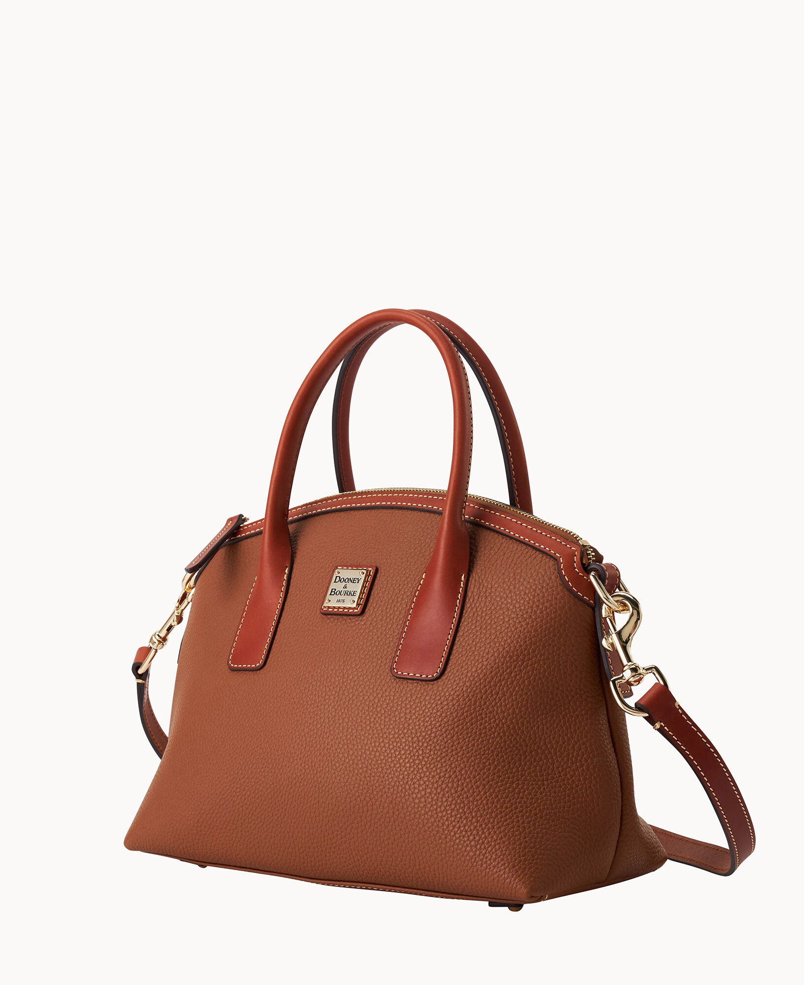 Pebble Grain Domed Satchel - Image 6