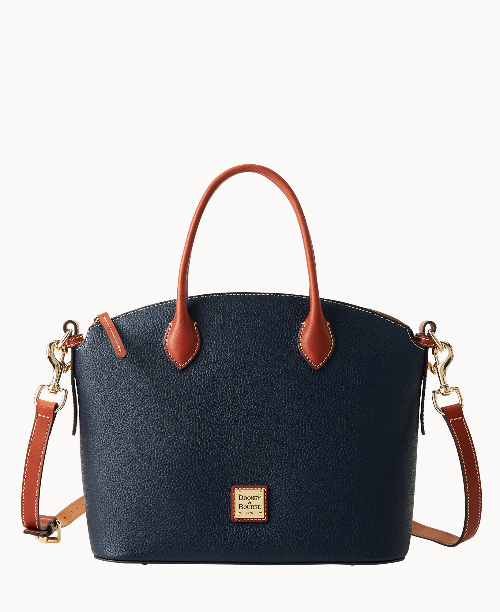 Pebble Grain Domed Satchel - Image 16