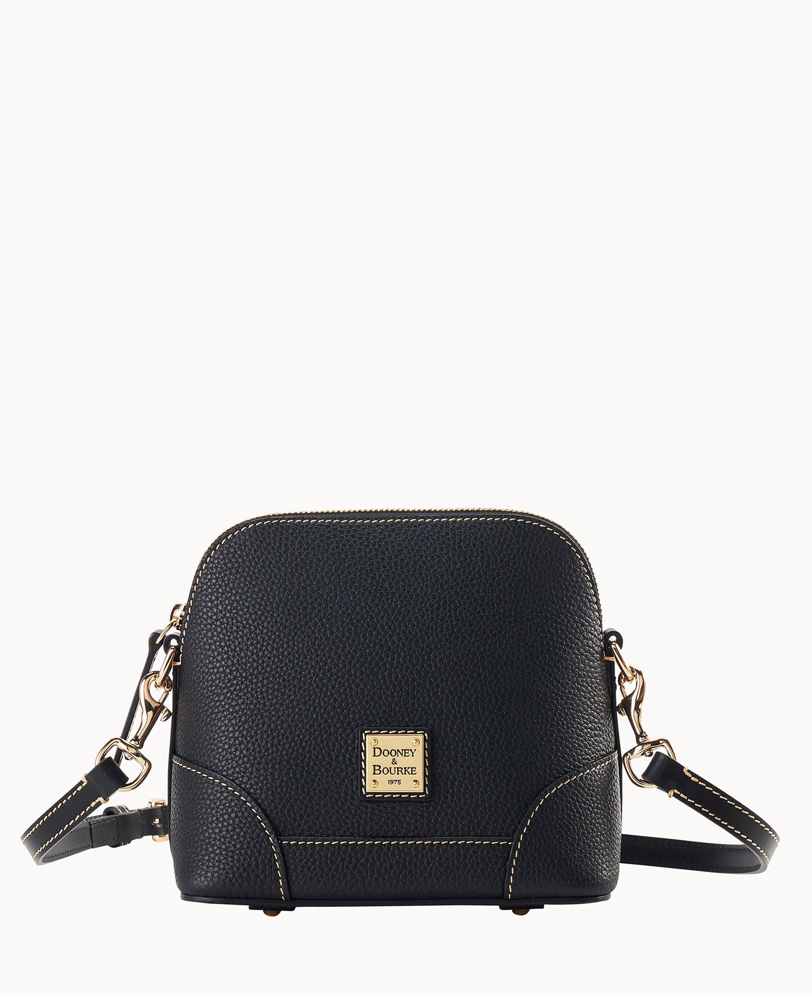 Pebble Grain Small Domed Crossbody