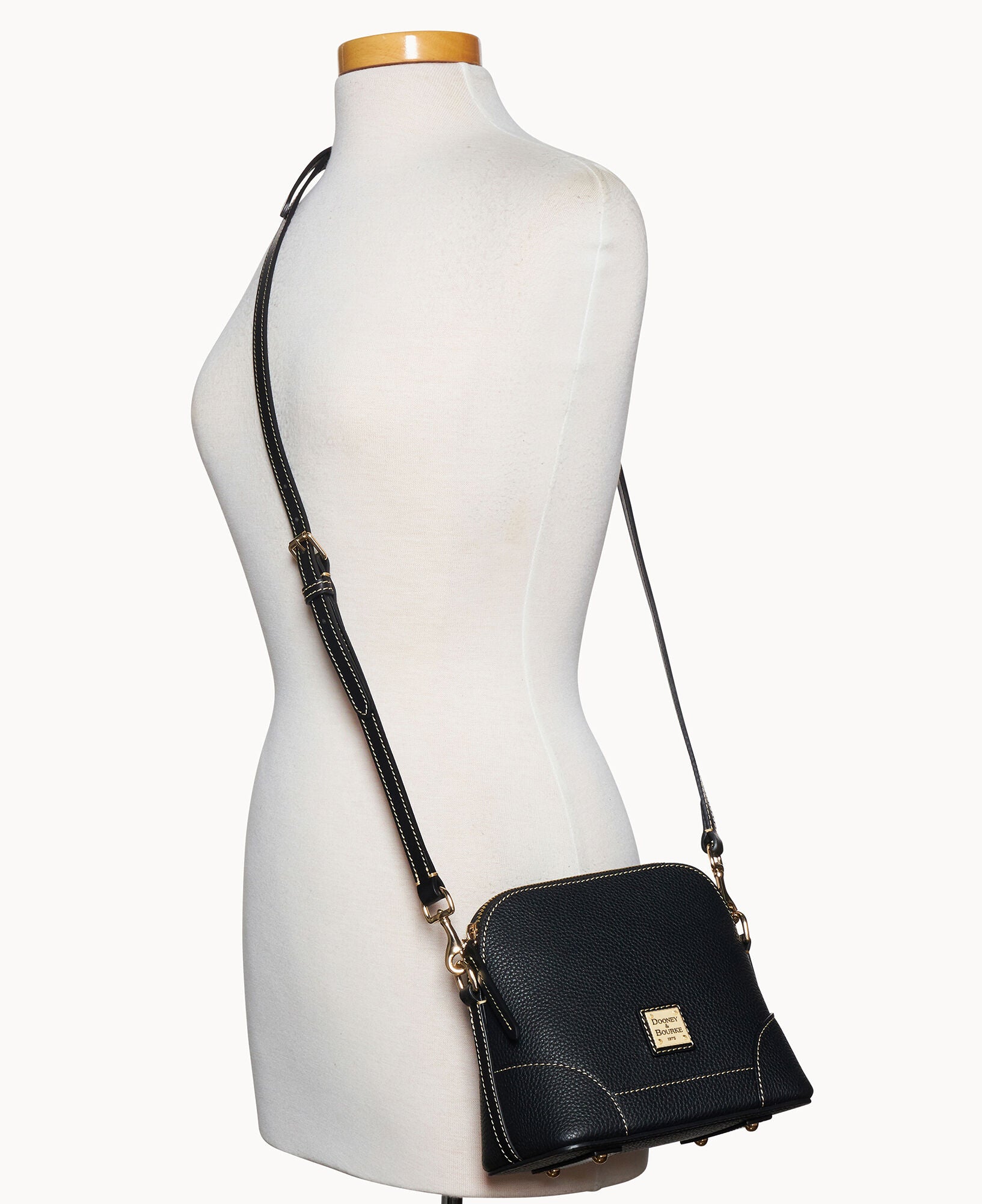 Pebble Grain Small Domed Crossbody - Image 4
