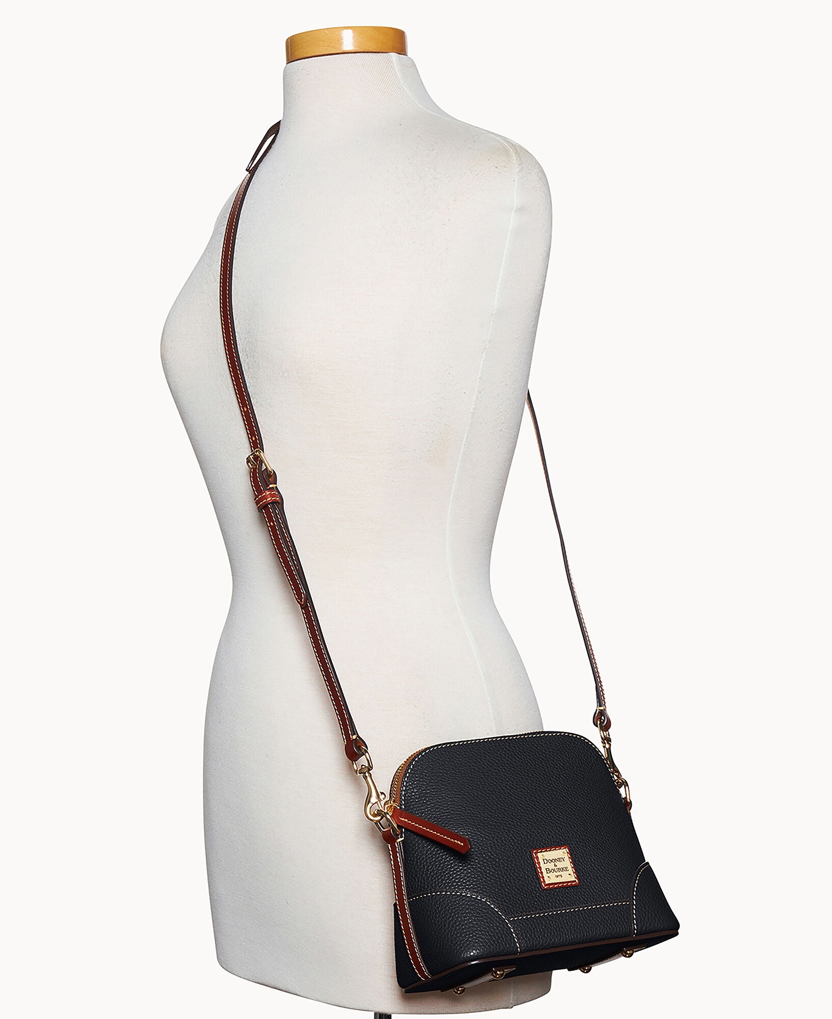 Pebble Grain Small Domed Crossbody - Image 12