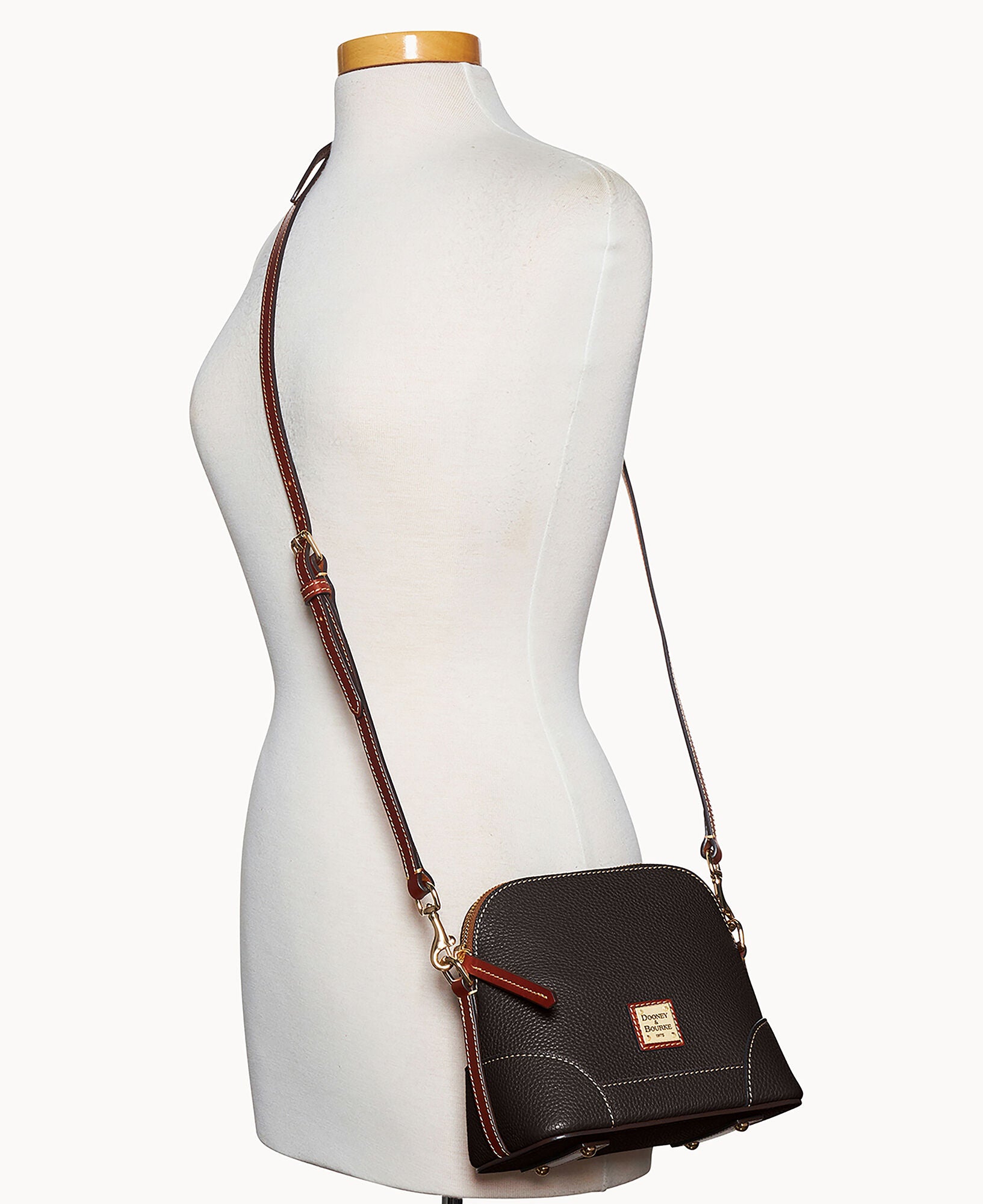 Pebble Grain Small Domed Crossbody - Image 28