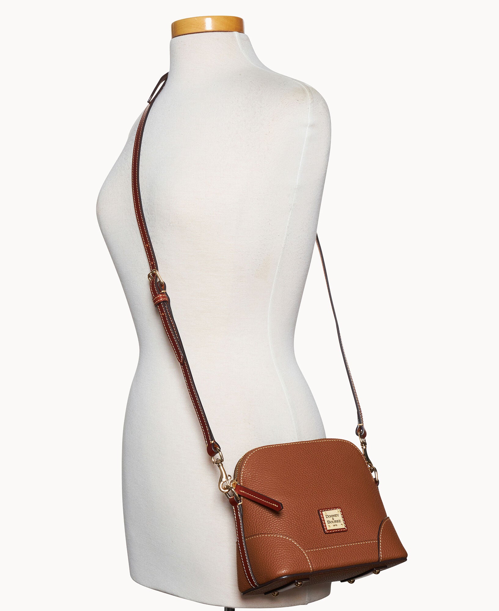 Pebble Grain Small Domed Crossbody - Image 8