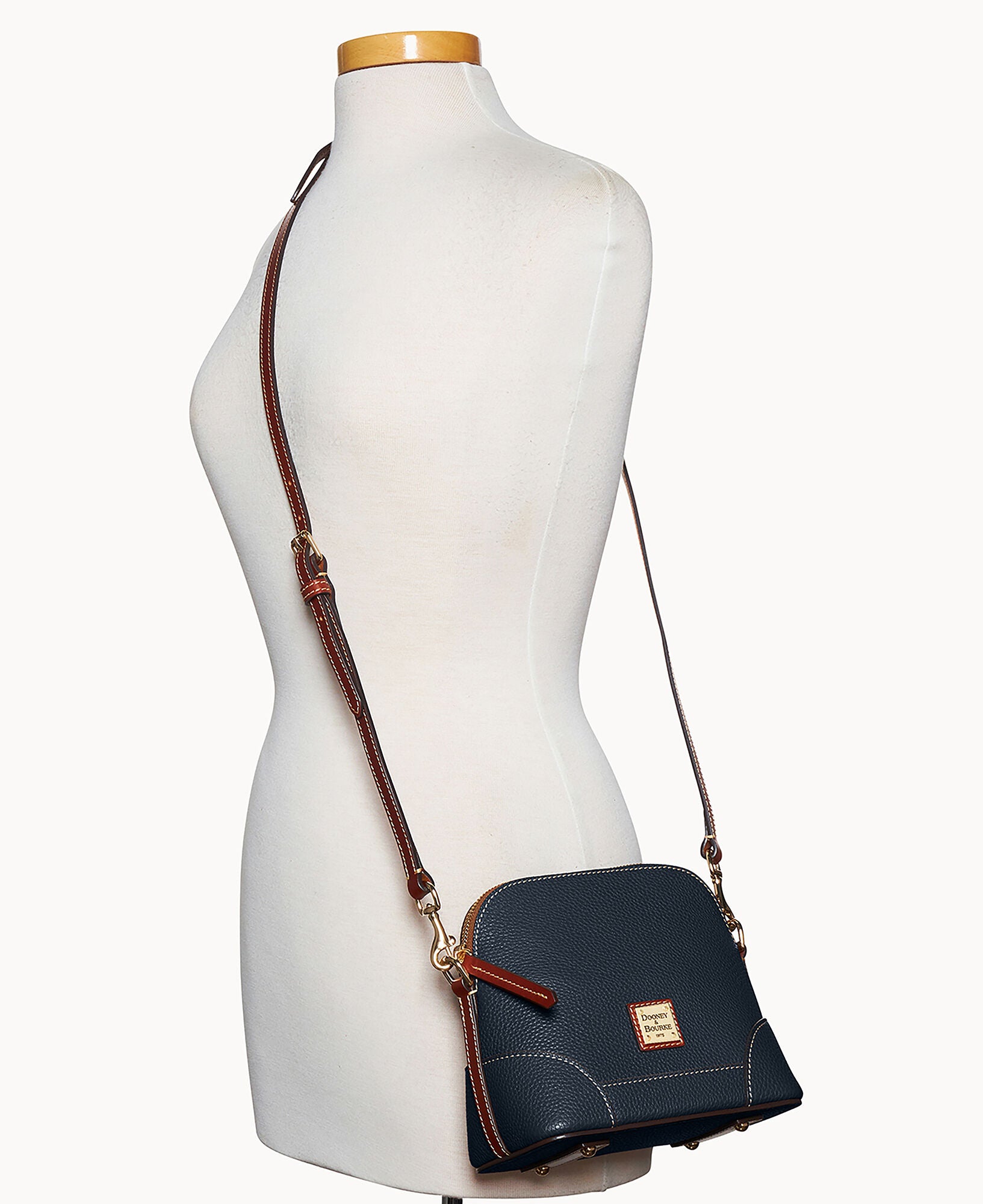 Pebble Grain Small Domed Crossbody - Image 20