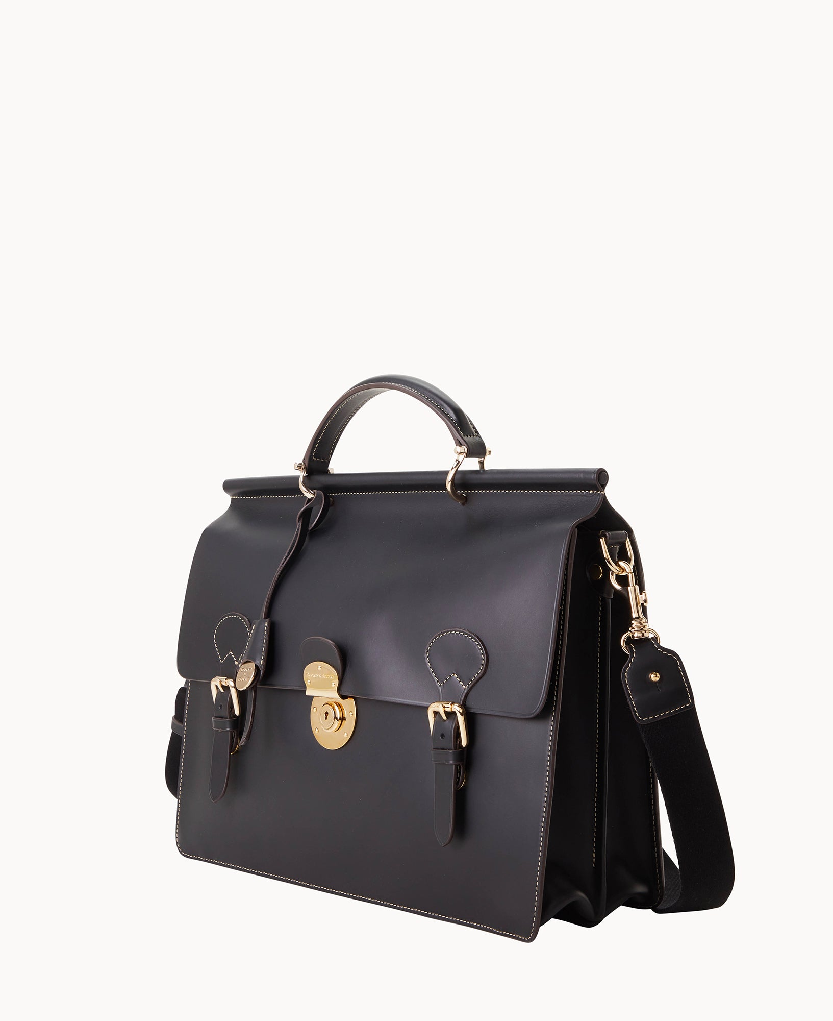 Alto Double Gusset Buckle Briefcase - Image 7
