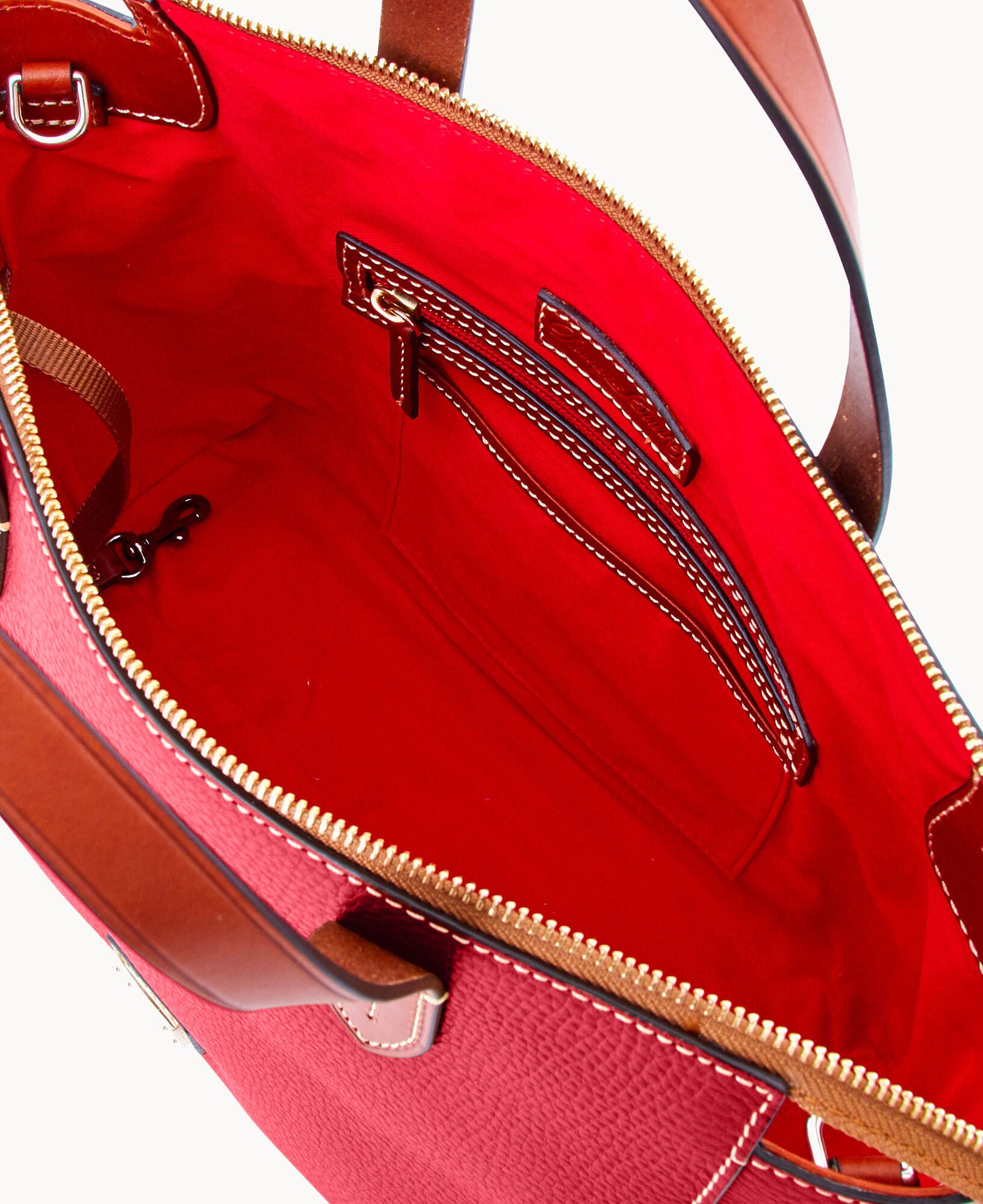 Pebble Grain Domed Satchel - Image 13