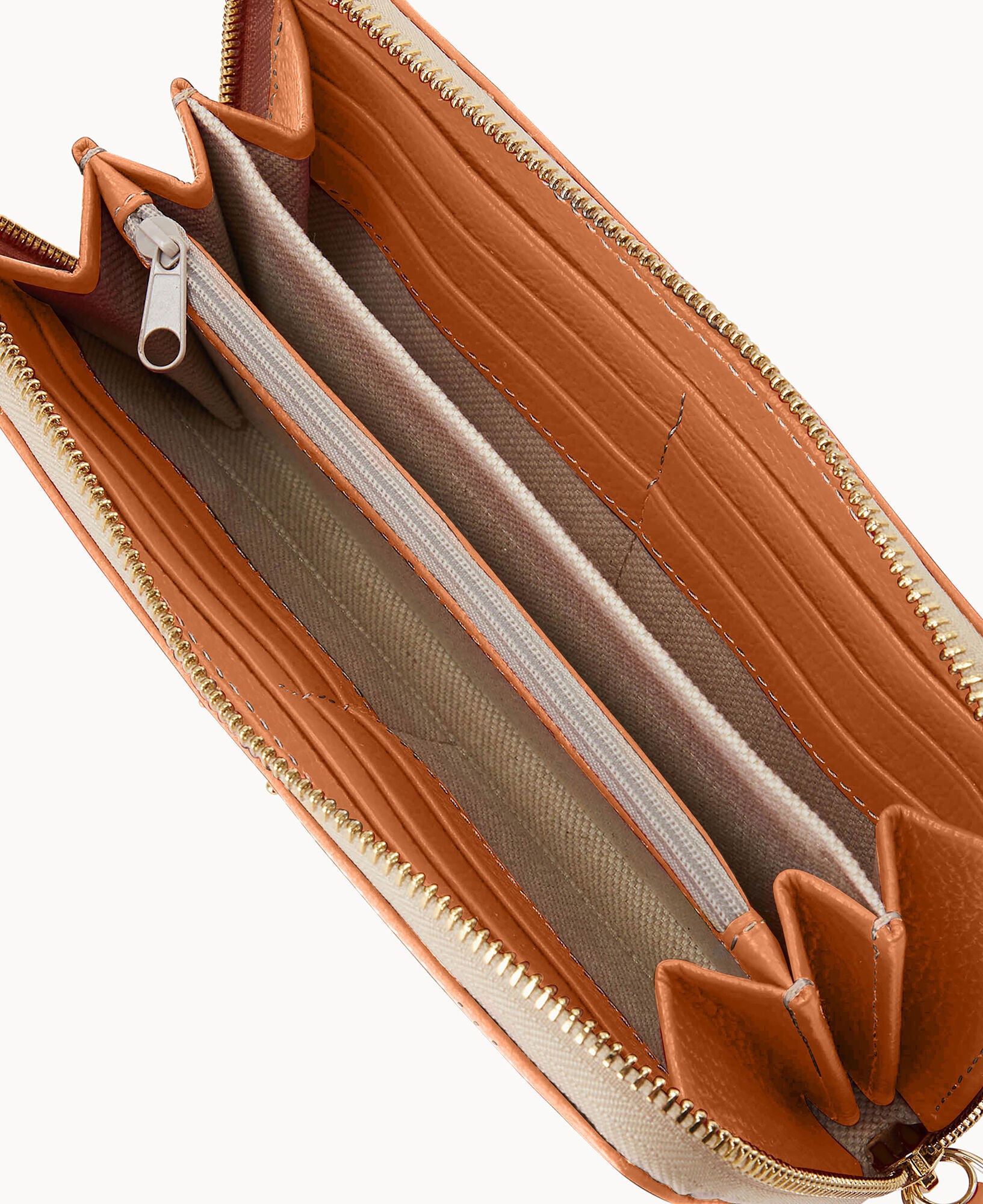 Lucca Leather Large Zip Around Wristlet - Image 9