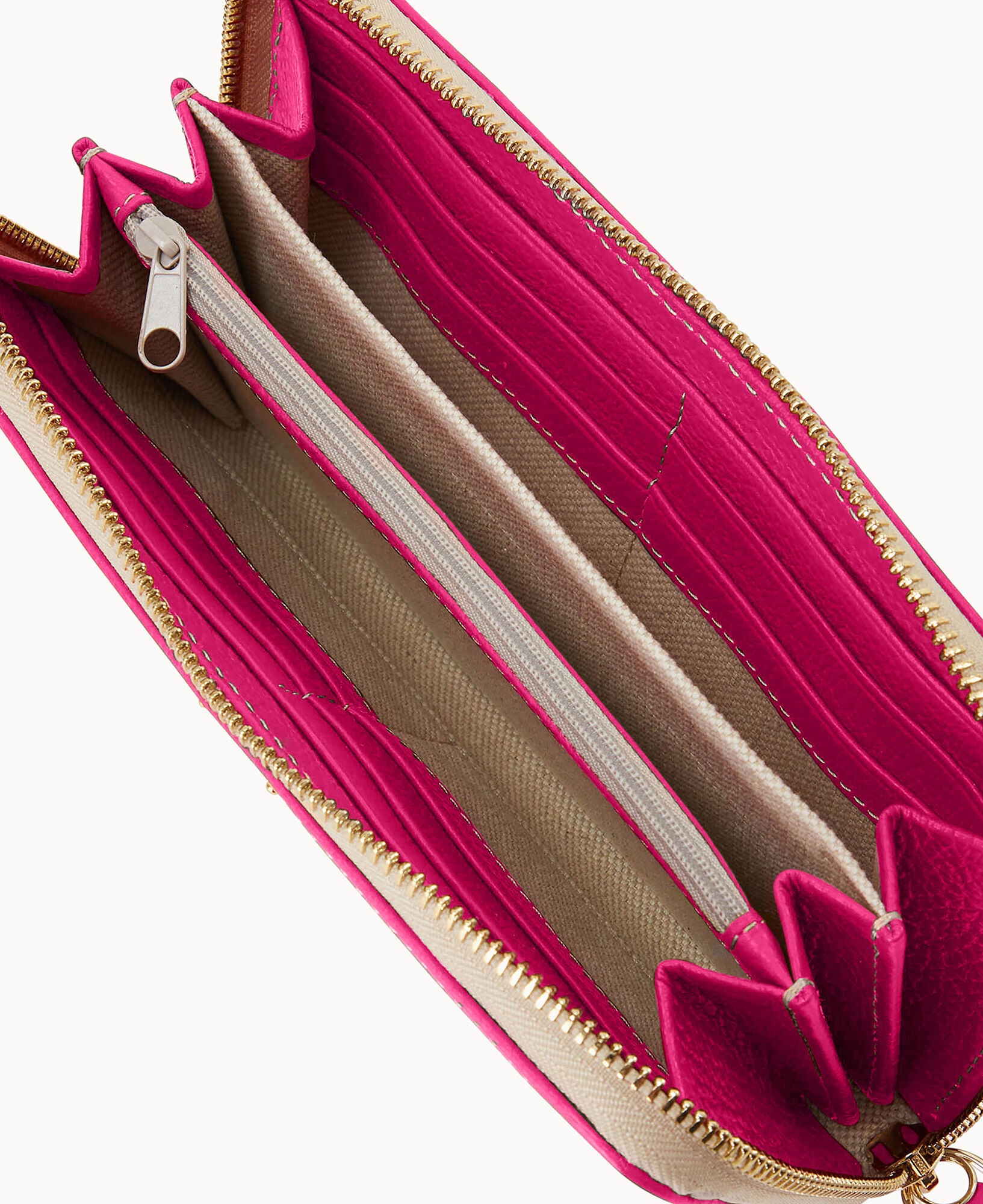 Lucca Leather Large Zip Around Wristlet - Image 24