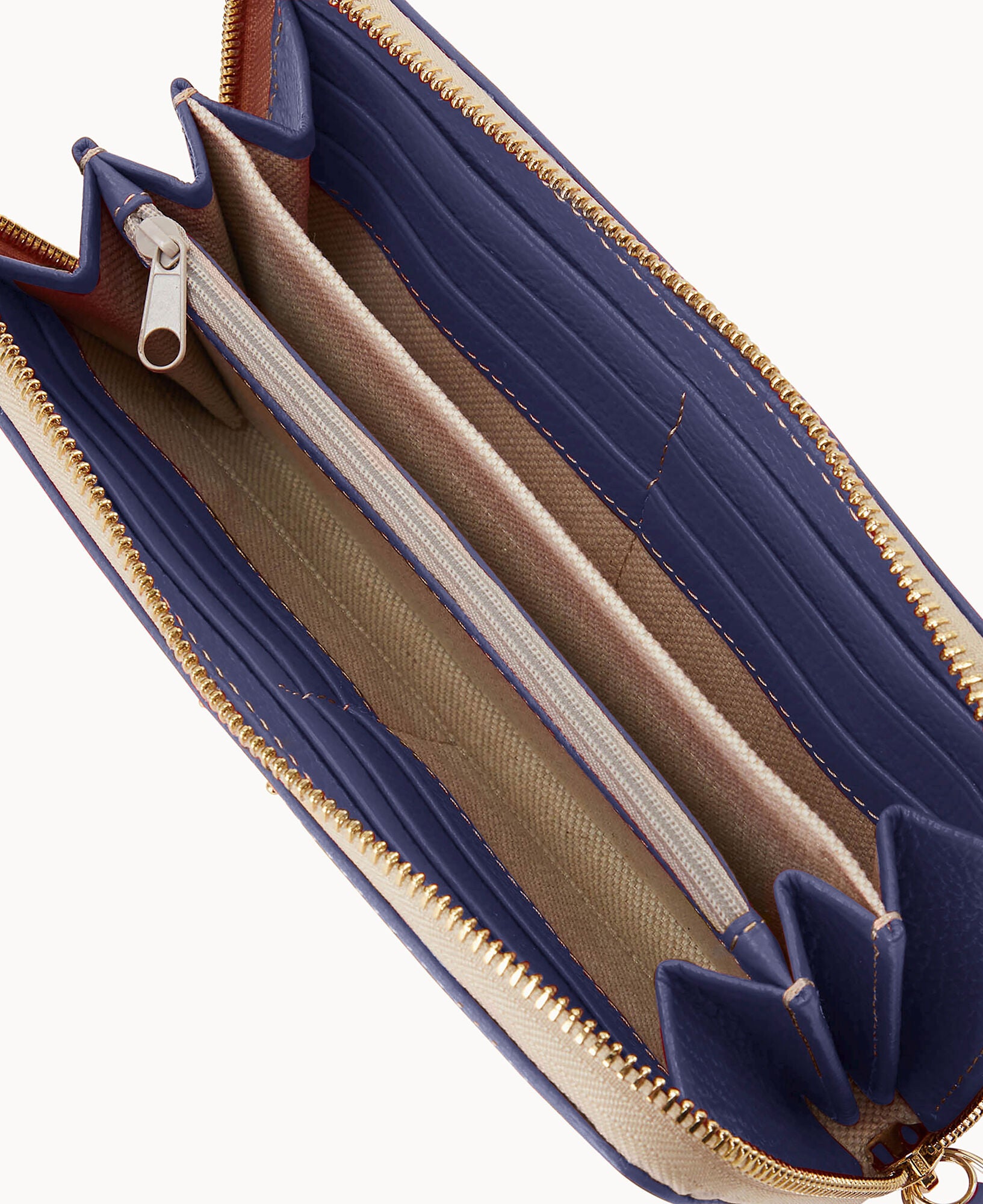 Lucca Leather Large Zip Around Wristlet - Image 18