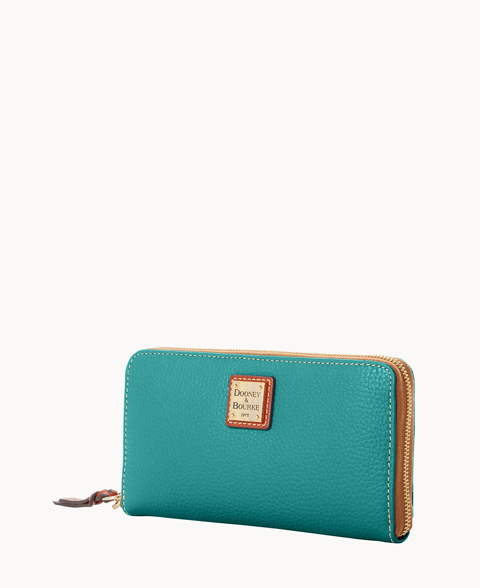 Pebble Grain Large Zip Around Wristlet - Image 20