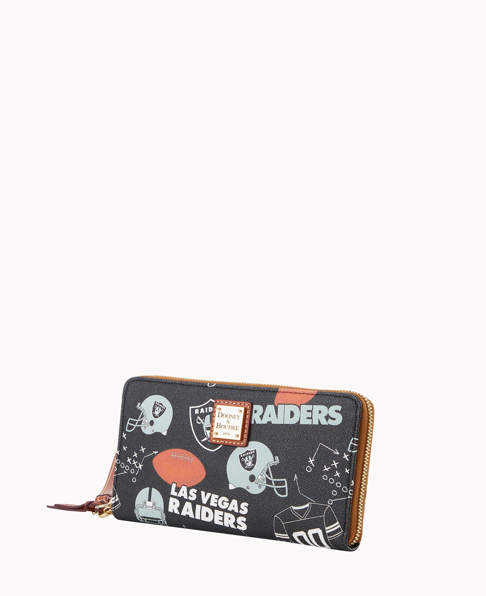 NFL Raiders Large Zip Around Wristlet - Image 2