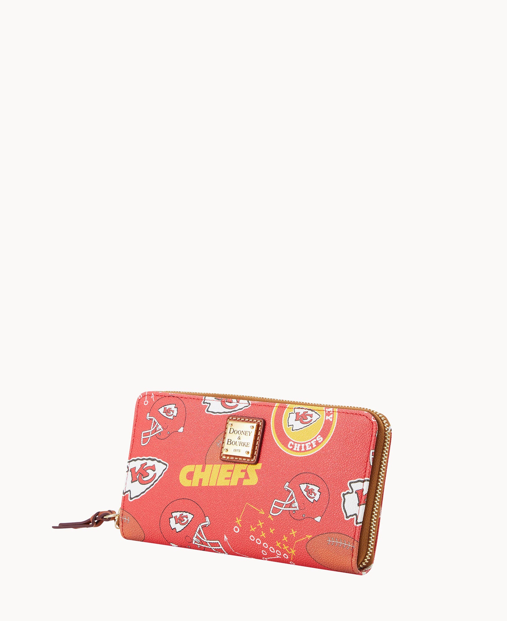 NFL Chiefs Large Zip Around Wristlet - Image 2