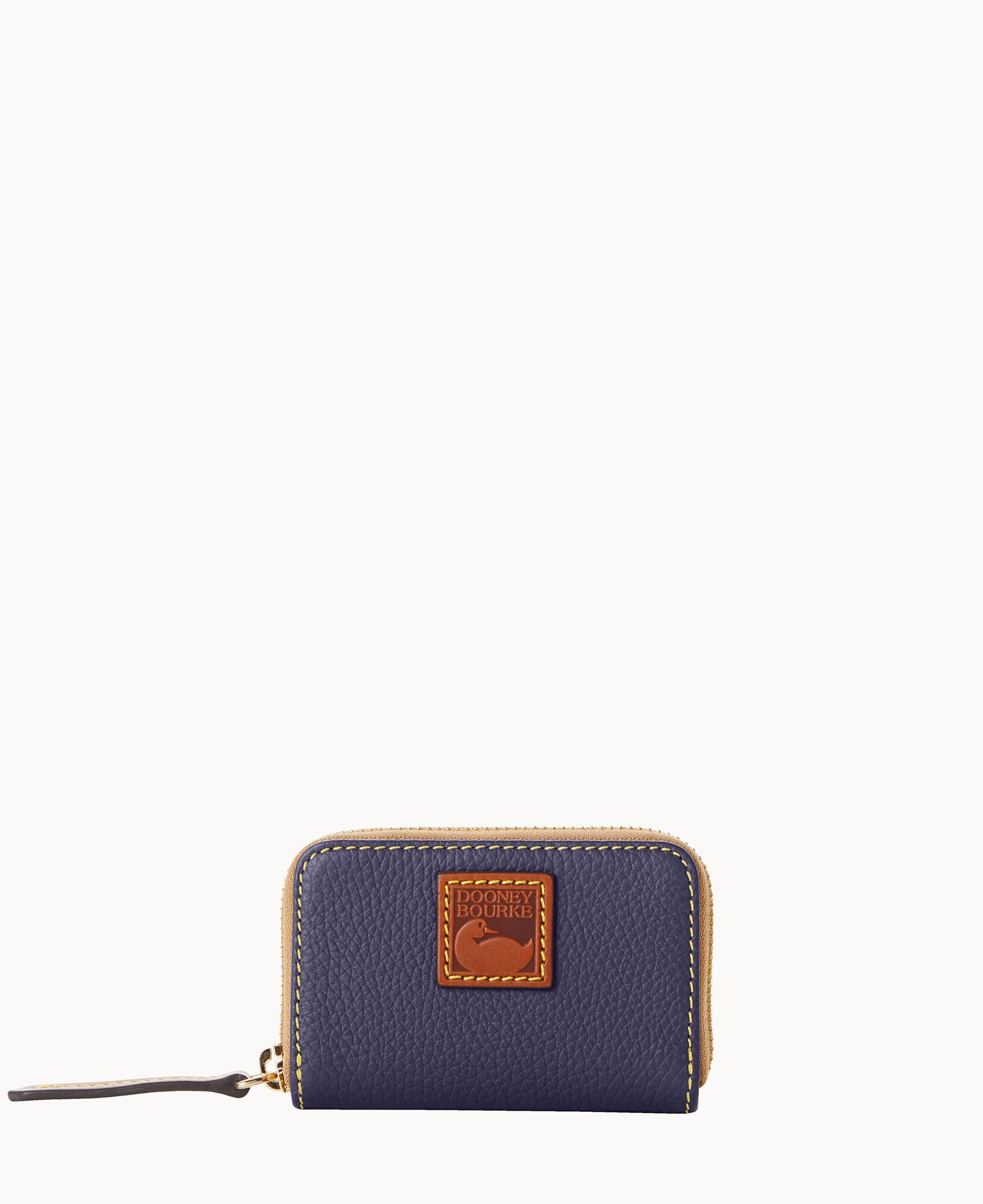Pebble Grain Zip Around Credit Card Case - Image 19