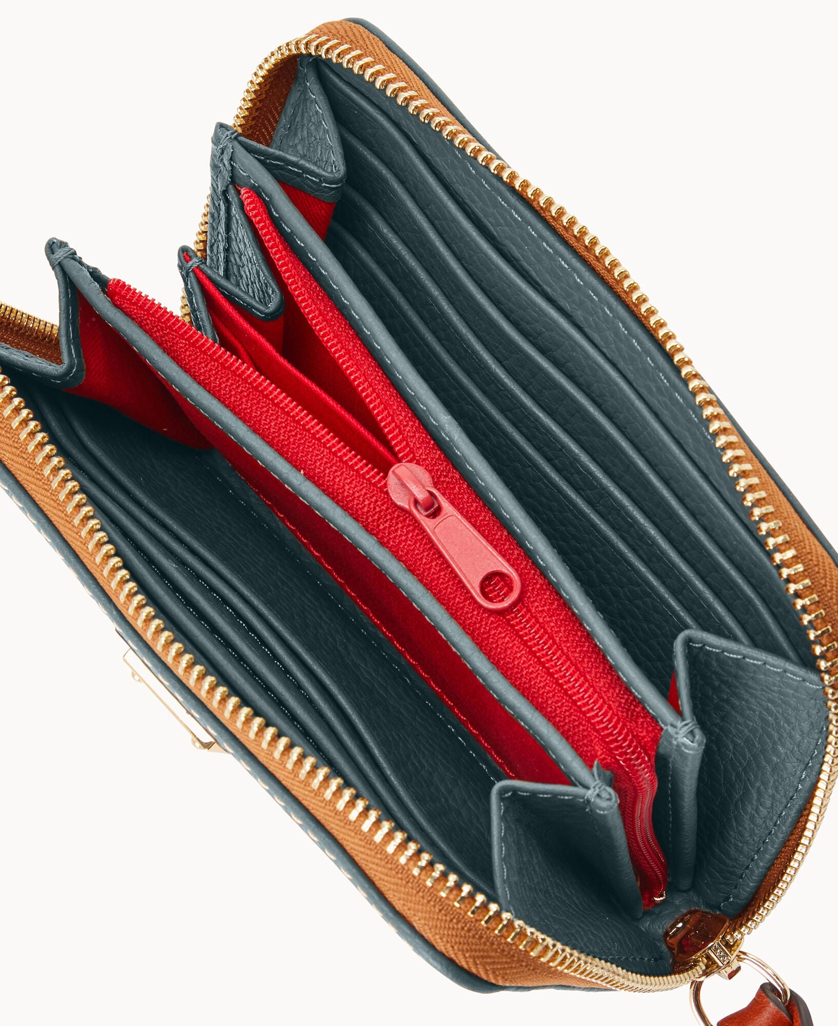 Pebble Grain Medium Zip Around Wallet - Image 3