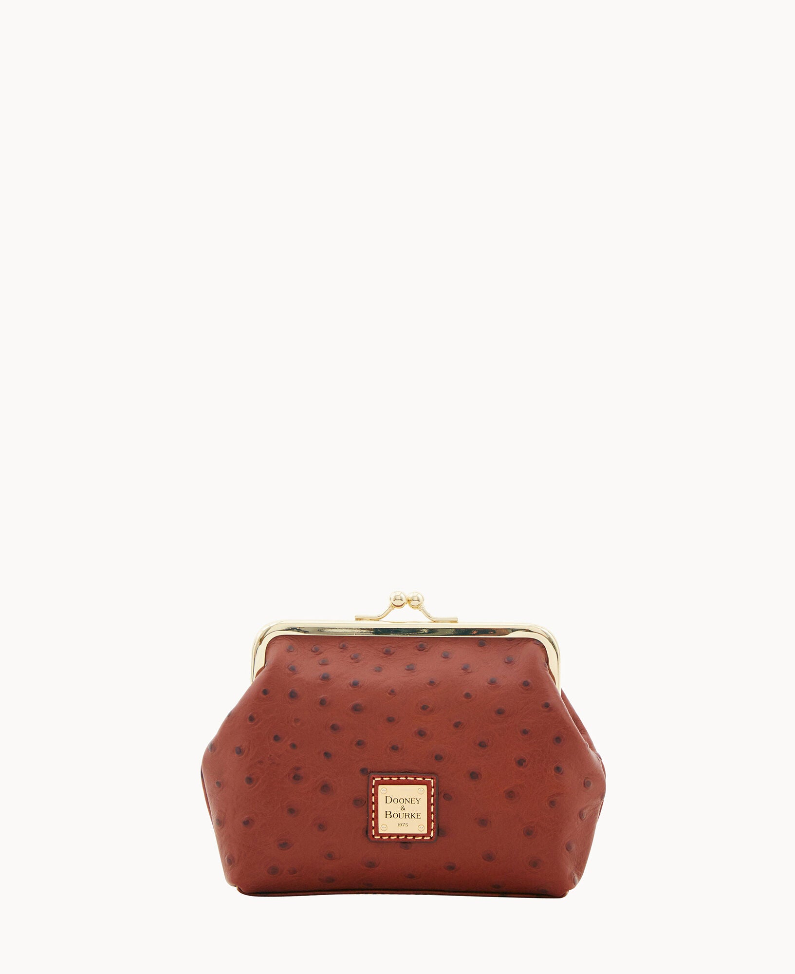 Ostrich Large Framed Purse - Image 13